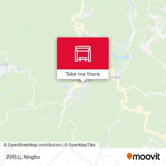 四明山 map