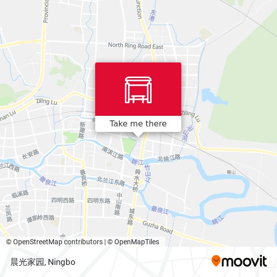 晨光家园 map