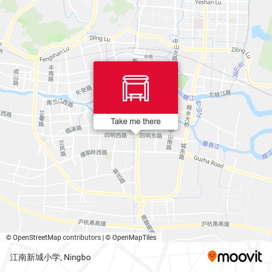 江南新城小学 map