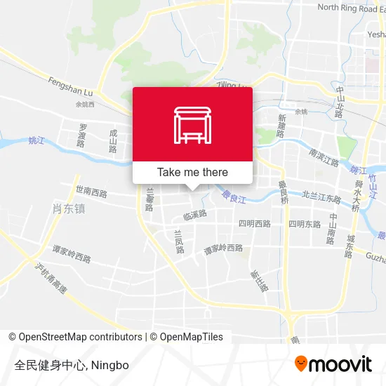 全民健身中心 map