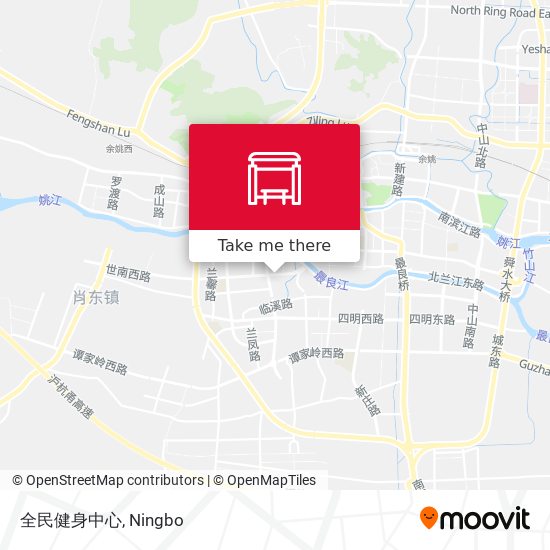 全民健身中心 map