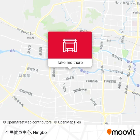 全民健身中心 map