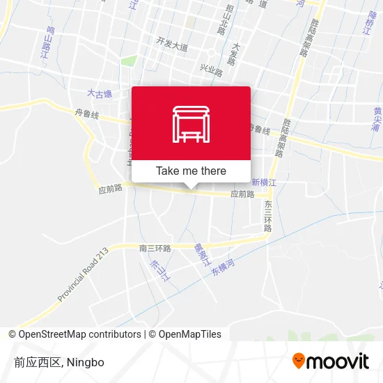 前应西区 map