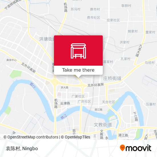 袁陈村 map
