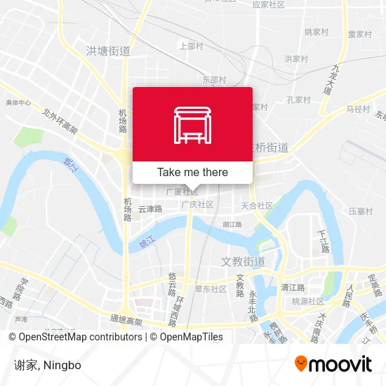 谢家 map