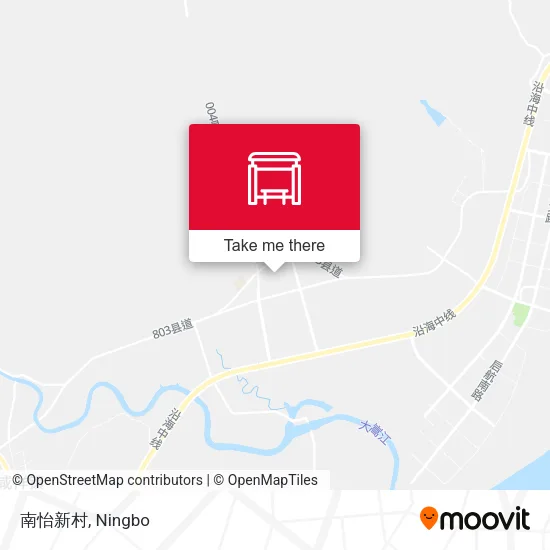 南怡新村 map