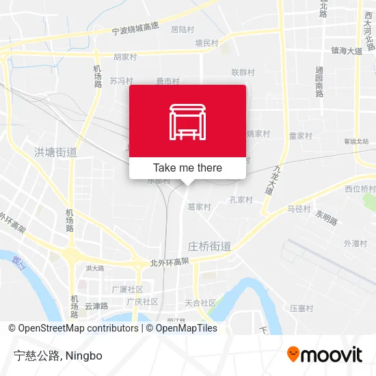 宁慈公路 map