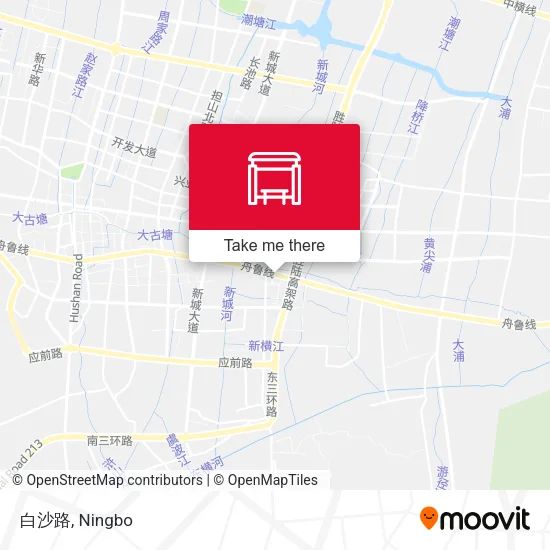 白沙路 map