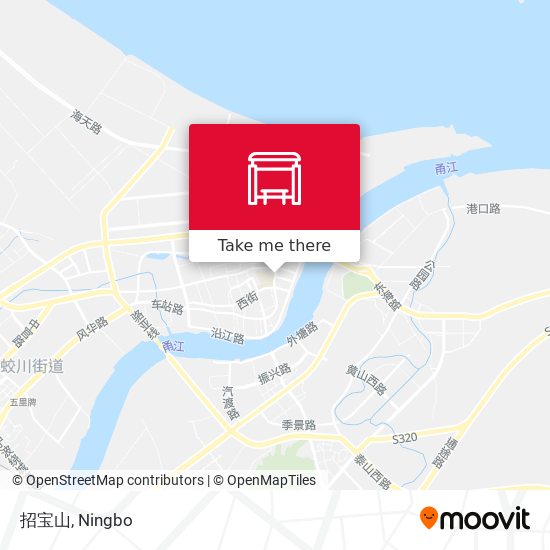 招宝山 map