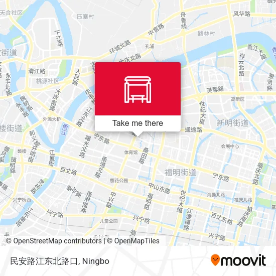 民安路江东北路口 map