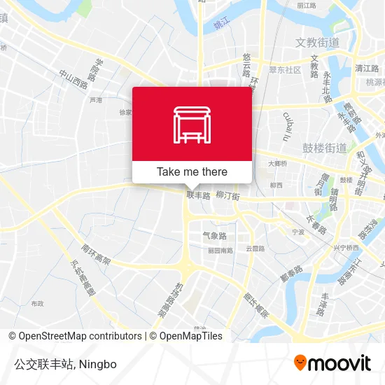 公交联丰站 map