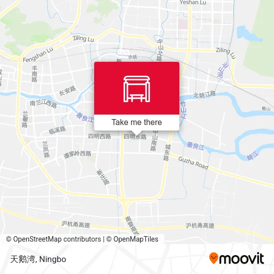 天鹅湾 map