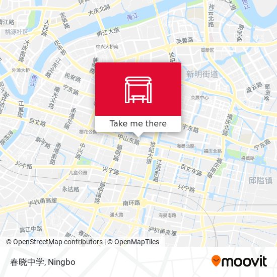 春晓中学 map