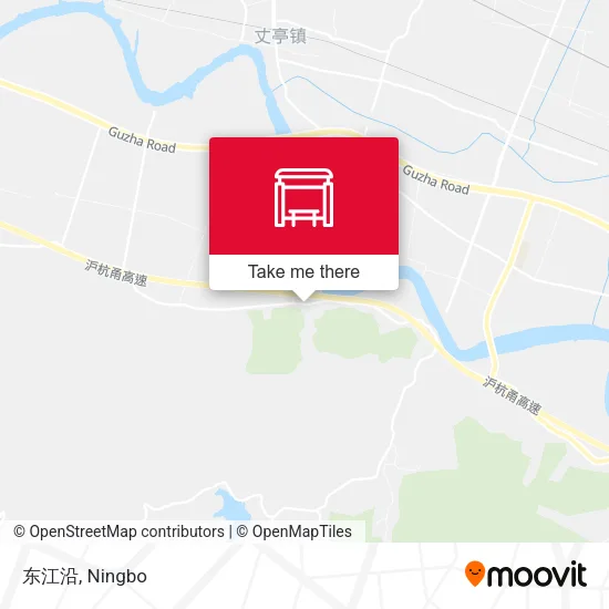 东江沿 map