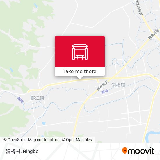 洞桥村 map