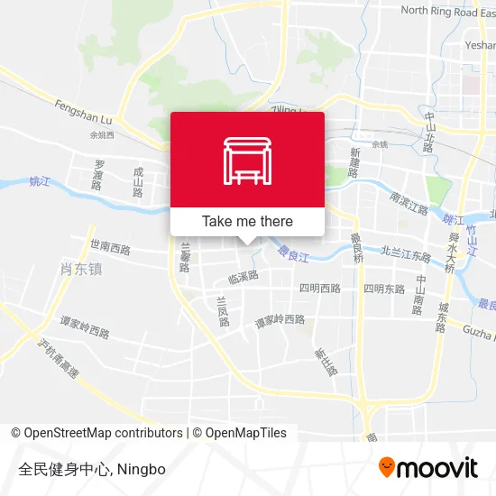 全民健身中心 map