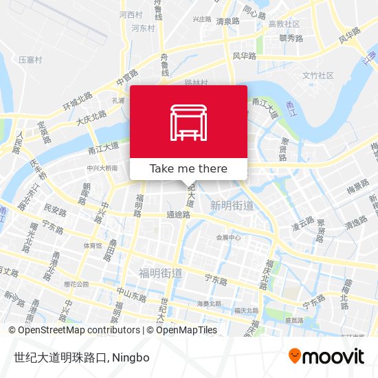 世纪大道明珠路口 map