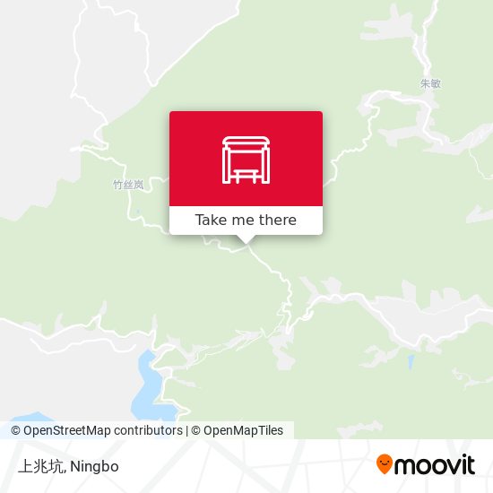 上兆坑 map