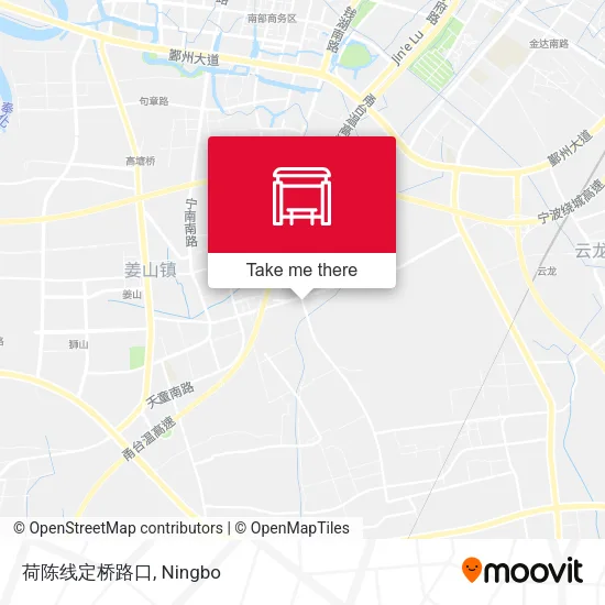 荷陈线定桥路口 map