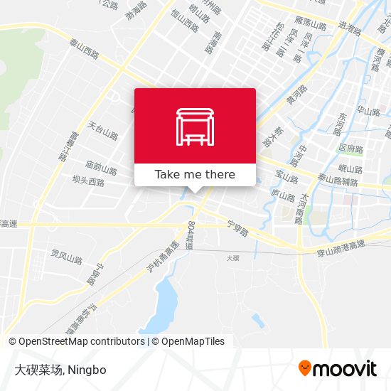 大碶菜场 map