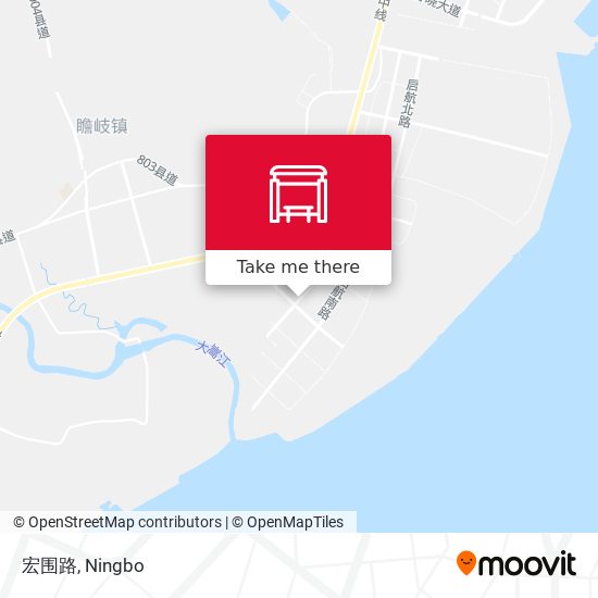 宏围路 map