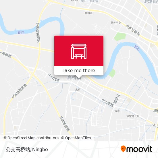 公交高桥站 map
