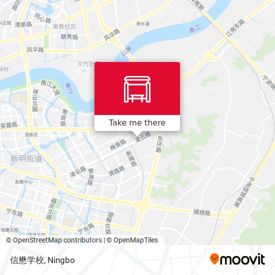 信懋学校 map