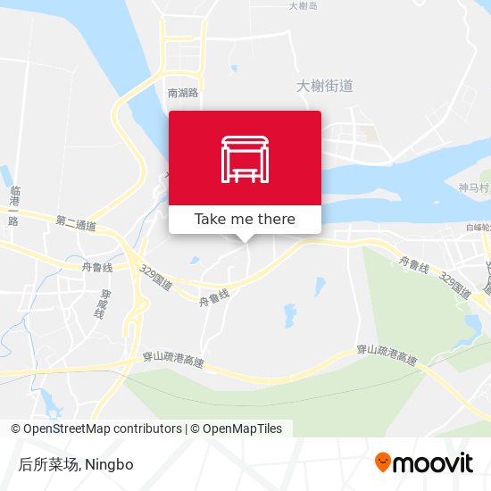 后所菜场 map