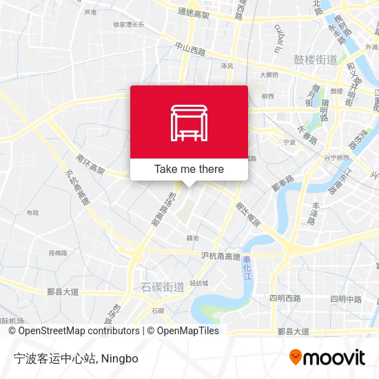 宁波客运中心站 map