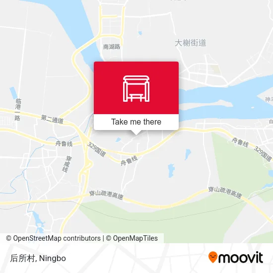 后所村 map