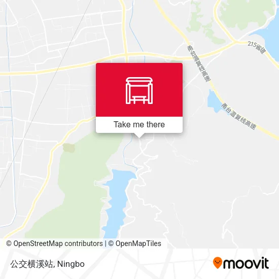公交横溪站 map