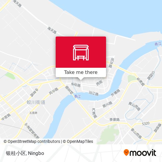 银桂小区 map
