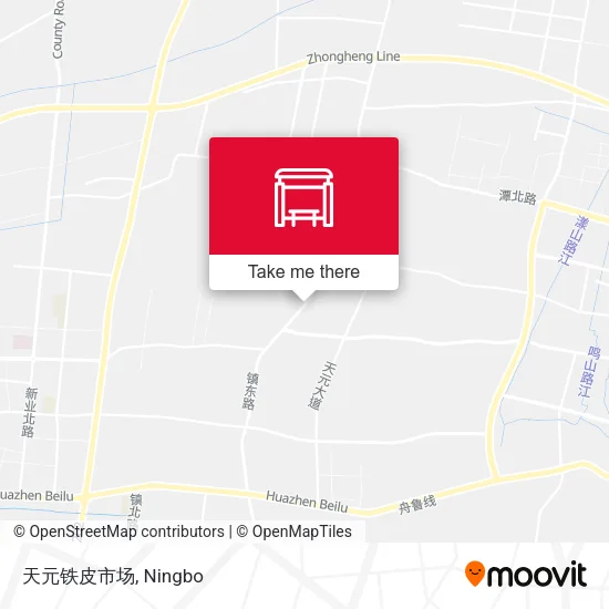 天元铁皮市场 map