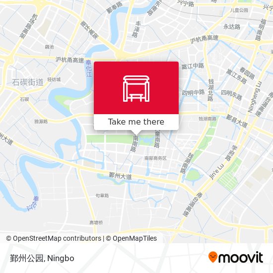 鄞州公园 map