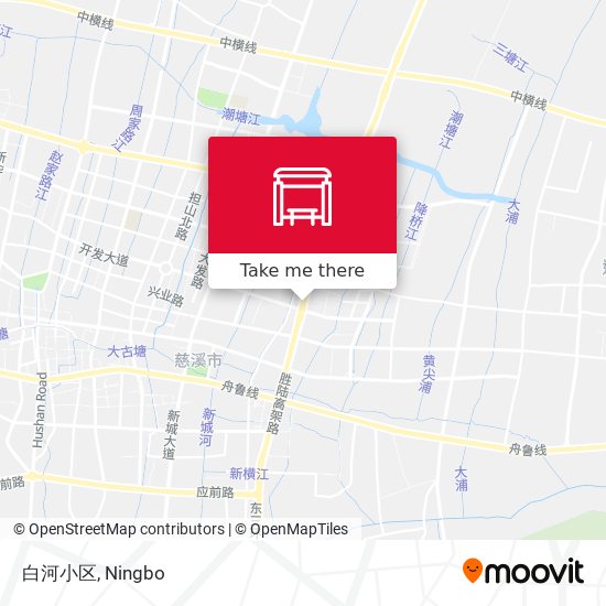 白河小区 map