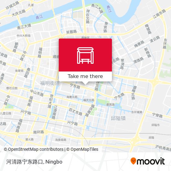 河清路宁东路口 map