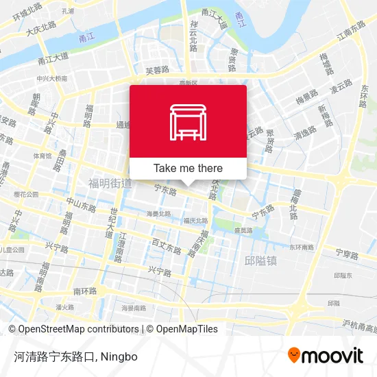河清路宁东路口 map