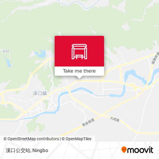 溪口公交站 map