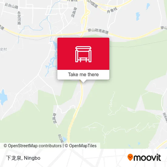 下龙泉 map
