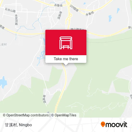 甘溪村 map