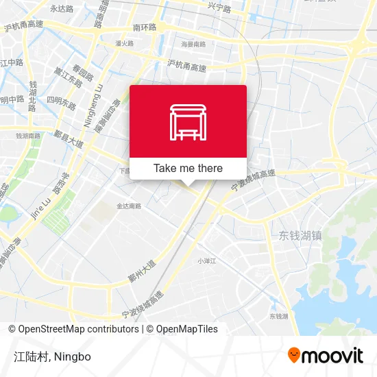江陆村 map