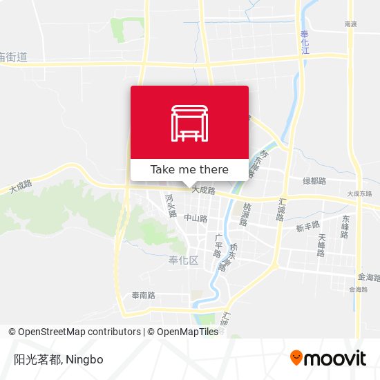 阳光茗都 map