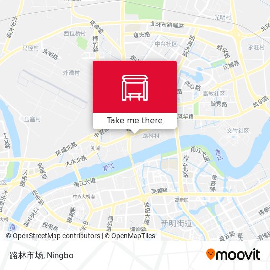 路林市场 map