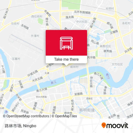 路林市场 map