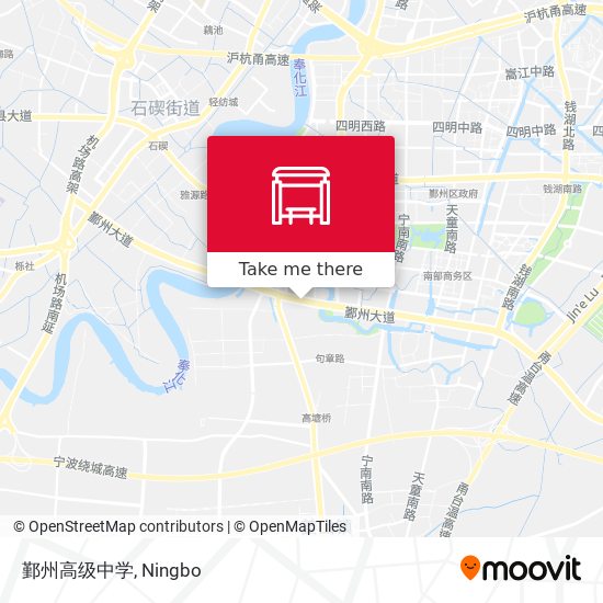 鄞州高级中学 map