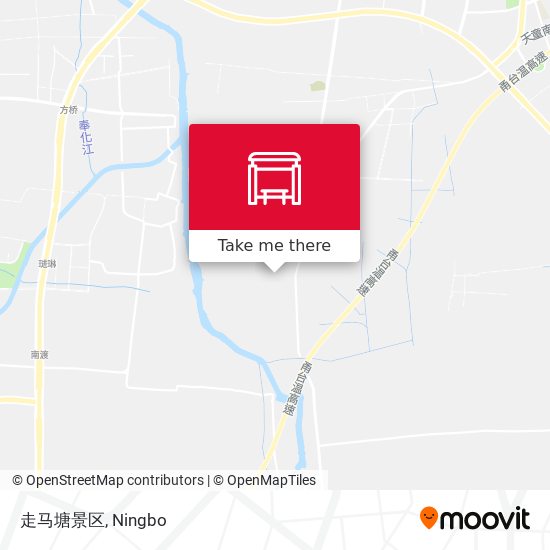 走马塘景区 map
