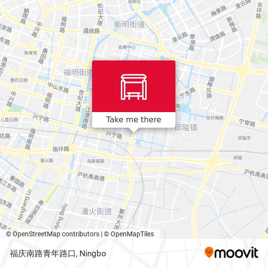 福庆南路青年路口 map