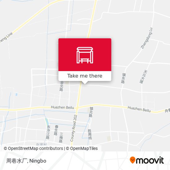 周巷水厂 map