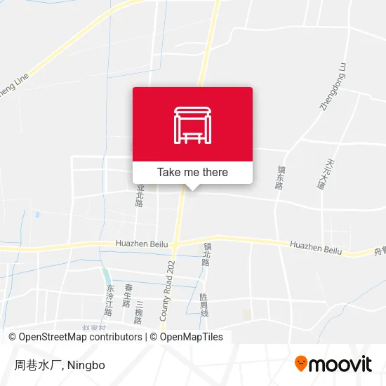 周巷水厂 map