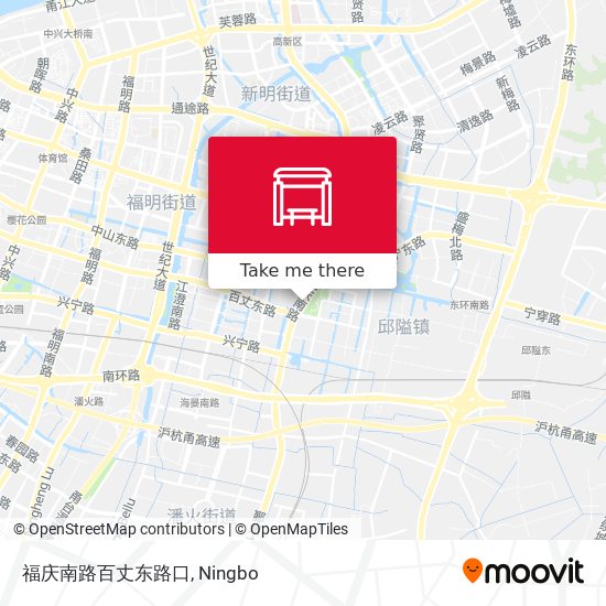 福庆南路百丈东路口 map